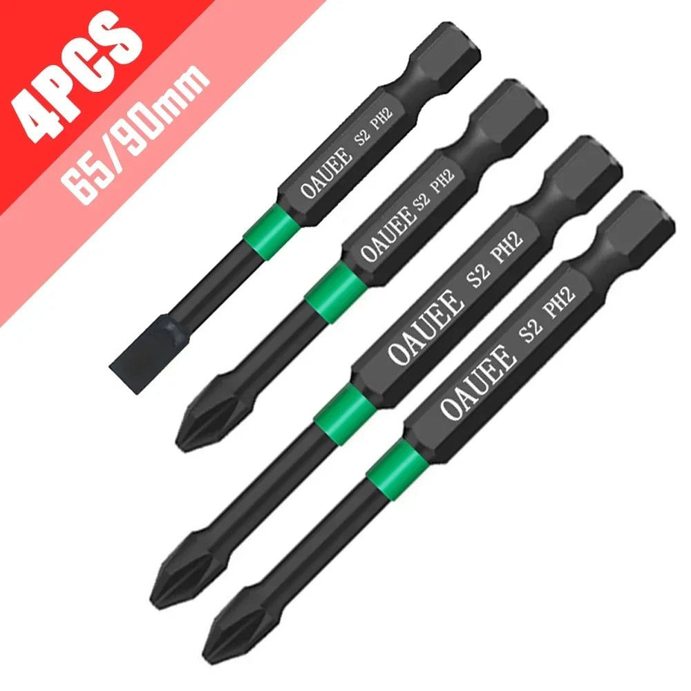 PH2 Magnetic Batch Head Impact Screwdriver Set - 1/2/3/6pcs, Waterproof, Anti-Slip, High Hardness (25/50/65/70/90mm) - Image 15