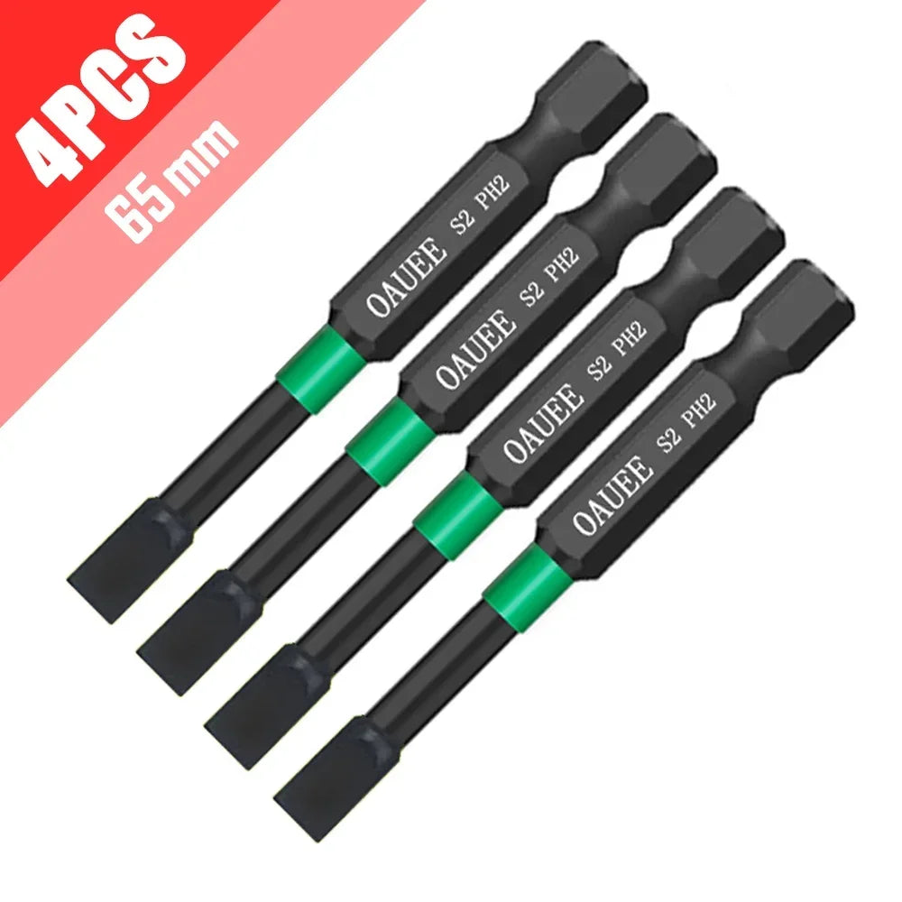 PH2 Magnetic Batch Head Impact Screwdriver Set - 1/2/3/6pcs, Waterproof, Anti-Slip, High Hardness (25/50/65/70/90mm) - Image 9