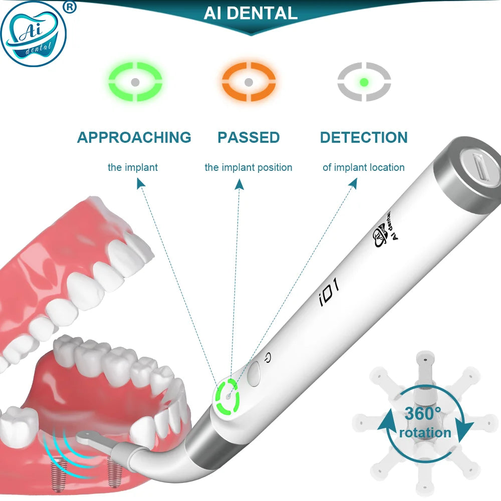AI Dental Implant Locator Cross-Scanning Spot Screwdriver 360° Rotatable Sensor Localization Detector Tool AI-ID1 - Image 3