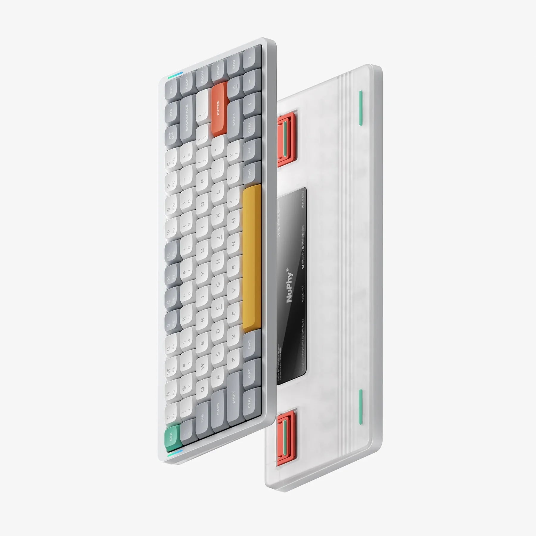 Nuphy Air75 V2 Bluetooth 2.4g Wireless 75% Mechanical Keyboard Low Profile Gateron Switch Compatible with Windows and Mac - Image 7