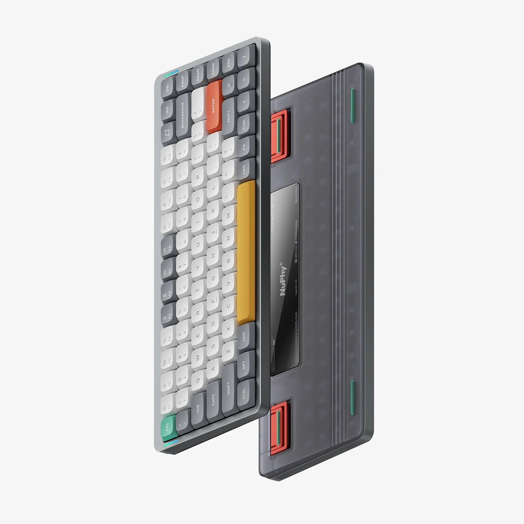 Nuphy Air75 V2 Bluetooth 2.4g Wireless 75% Mechanical Keyboard Low Profile Gateron Switch Compatible with Windows and Mac - Image 9