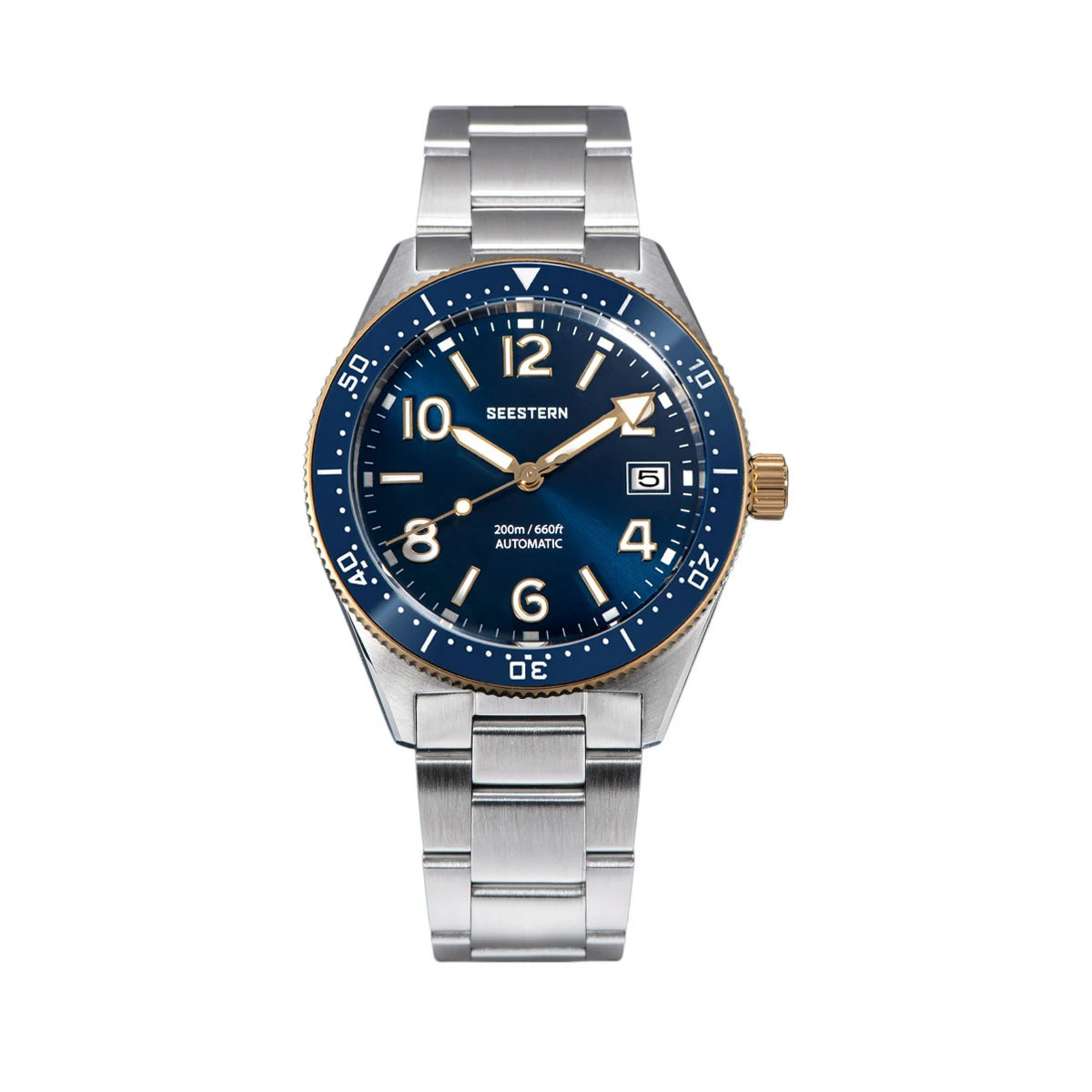 S434 Diver Watch Men Automatic NH35A Movement BGW9 Luminous Mechanical Wristwatches 20ATM Waterproof Sapphire Deployment Buckle - Image 2